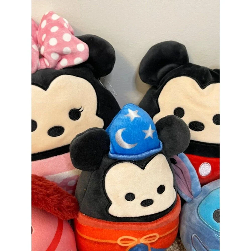 Disney Tsum Tsum Plush Lot Mickey Minnie Stitch & Friends Stuffed Plush Bundle 5